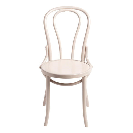 Fameg Bentwood Bistro Side Chairs Whitewash (Pack of 2) JD Catering Equipment Solutions Ltd