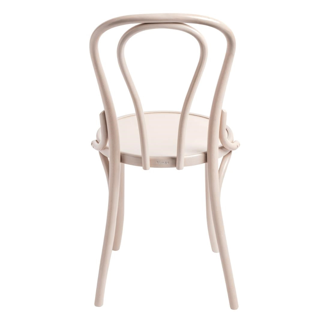 Fameg Bentwood Bistro Side Chairs Whitewash (Pack of 2) JD Catering Equipment Solutions Ltd