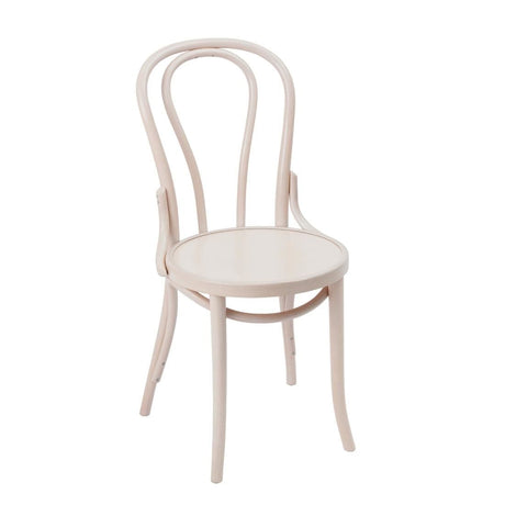 Fameg Bentwood Bistro Side Chairs Whitewash (Pack of 2) JD Catering Equipment Solutions Ltd