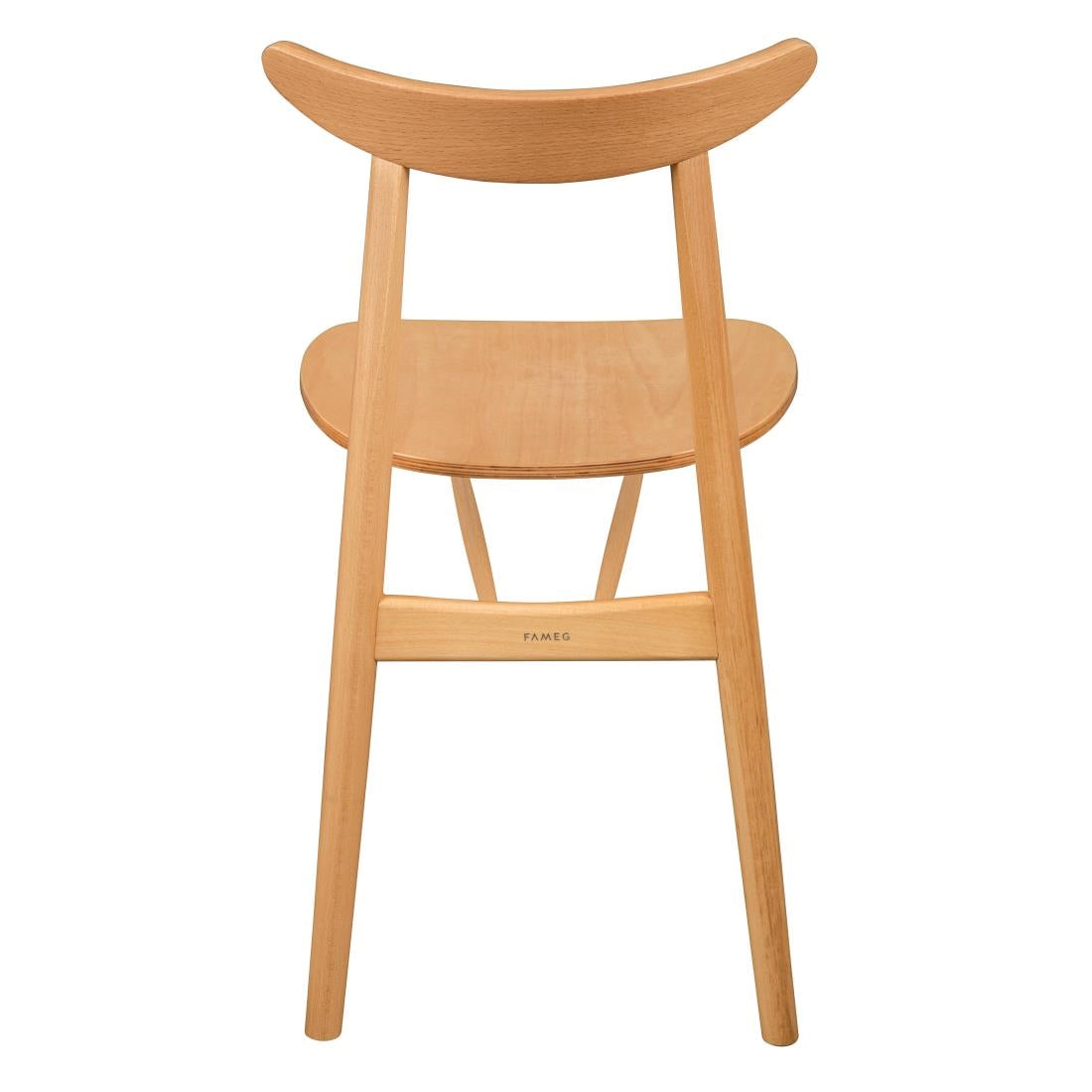 Fameg Cowhorn Side Chair (Pack of 2) JD Catering Equipment Solutions Ltd