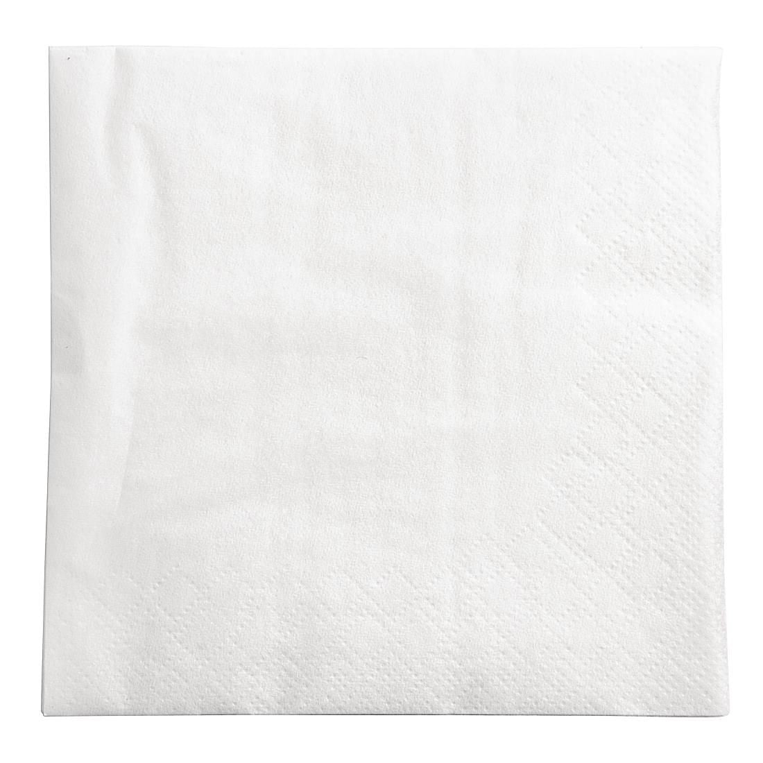 Fasana Cocktail Napkins White 240mm (Pack of 1500) JD Catering Equipment Solutions Ltd