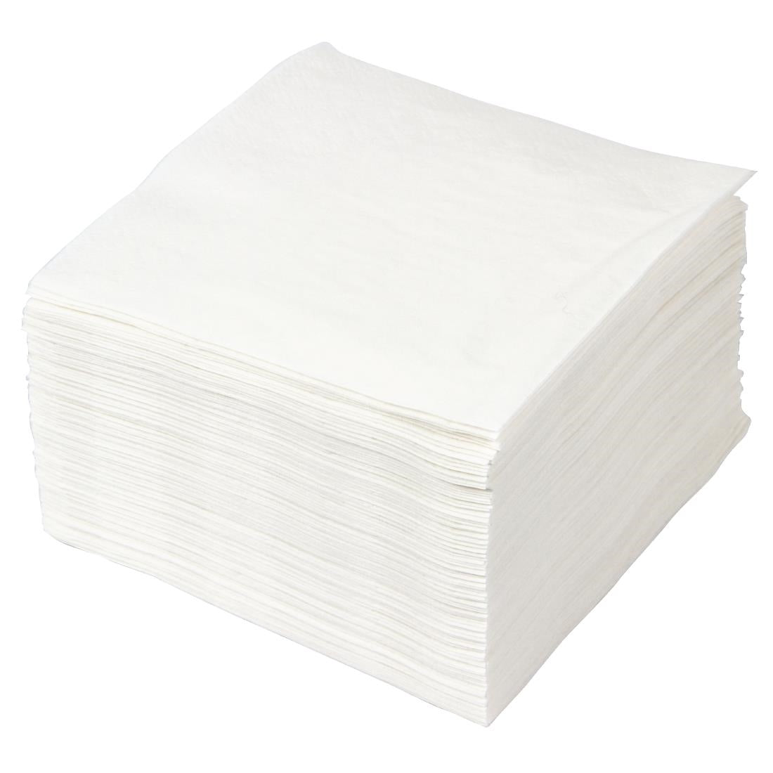 Fasana Cocktail Napkins White 240mm (Pack of 1500) JD Catering Equipment Solutions Ltd