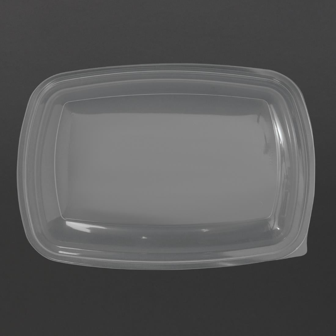Fastpac Large Rectangular Food Container Lids 1350ml / 48oz (Pack of 150) JD Catering Equipment Solutions Ltd