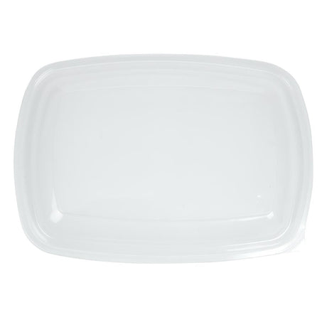 Fastpac Large Rectangular Food Container Lids 1350ml / 48oz (Pack of 150) JD Catering Equipment Solutions Ltd