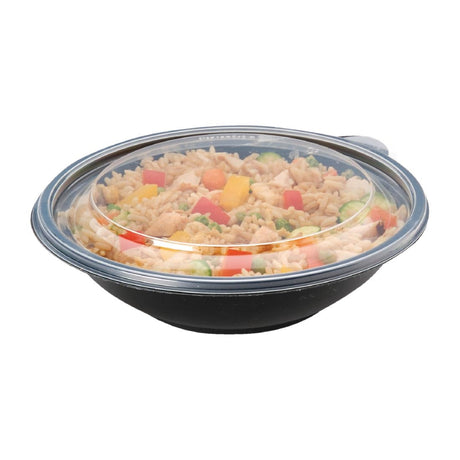 Fastpac Medium Round Food Container Lids 750ml / 26oz and 1000ml / 35oz JD Catering Equipment Solutions Ltd