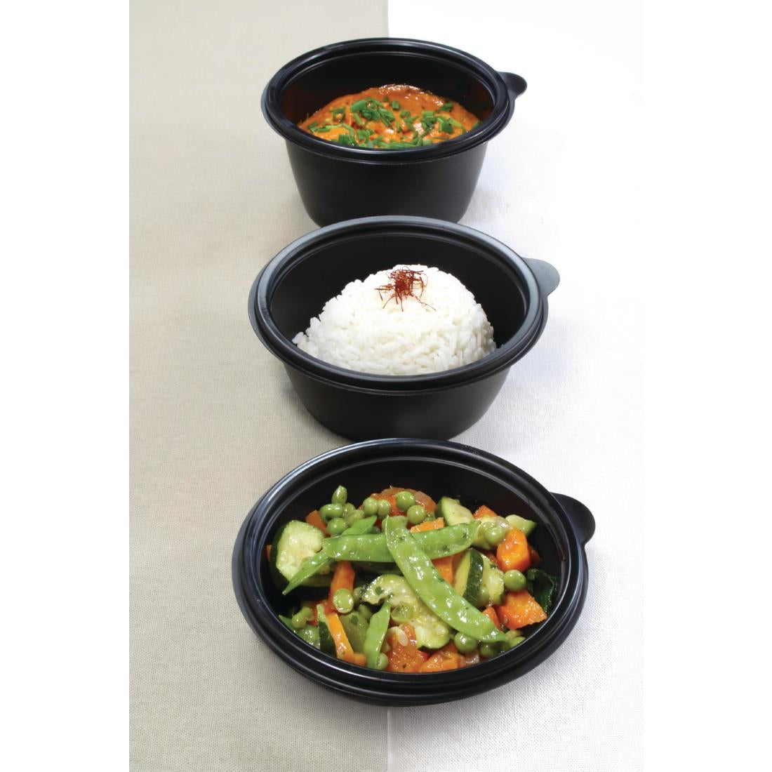 Fastpac Small Round Food Containers 375ml / 13oz (Pack of 500) JD Catering Equipment Solutions Ltd