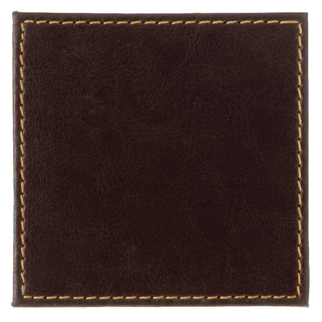 Faux Leather Coasters (Pack of 4) JD Catering Equipment Solutions Ltd