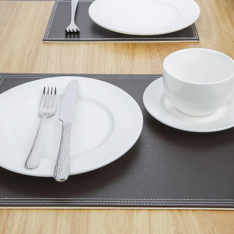 Faux Leather Large Placemat JD Catering Equipment Solutions Ltd