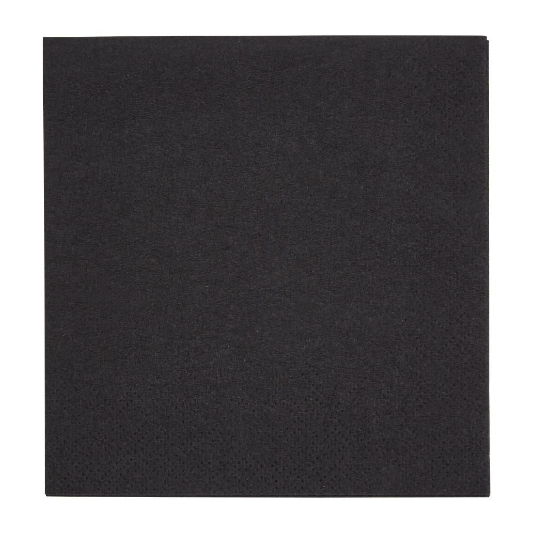 Fiesta Cocktail Napkins Black 240mm (Pack of 4000) JD Catering Equipment Solutions Ltd