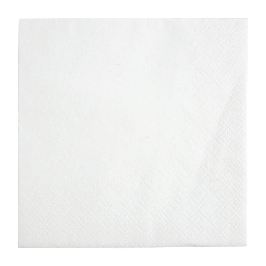 Fiesta Cocktail Napkins White 240mm (Pack of 4000) JD Catering Equipment Solutions Ltd