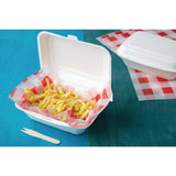 Fiesta Compostable Bagasse Hinged Food Containers 182mm JD Catering Equipment Solutions Ltd