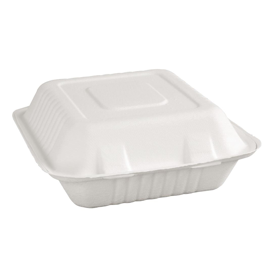 Fiesta Compostable Bagasse Hinged Food Containers 223/236mm (Pack of 200) JD Catering Equipment Solutions Ltd