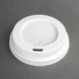 Fiesta Disposable Coffee Cup Lids White 225ml / 8oz (Pack of 50) JD Catering Equipment Solutions Ltd