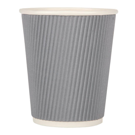 Fiesta Disposable Coffee Cups Ripple Wall 225ml / 8oz JD Catering Equipment Solutions Ltd