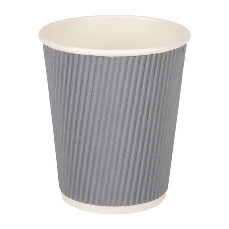 Fiesta Disposable Coffee Cups Ripple Wall 225ml / 8oz JD Catering Equipment Solutions Ltd