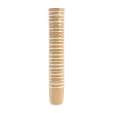 Fiesta Disposable Coffee Cups Ripple Wall Kraft 225ml / 8oz (Pack of 500) JD Catering Equipment Solutions Ltd