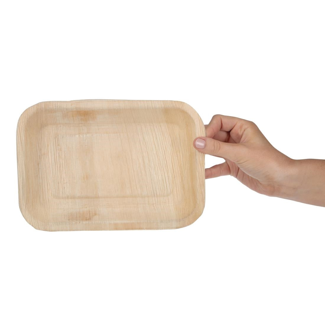 Fiesta Green Biodegradable Deep Palm Leaf Plates (Pack of 100) JD Catering Equipment Solutions Ltd