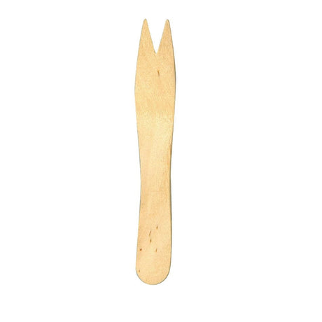 Fiesta Green Biodegradable Disposable Wooden Chip Forks (Pack of 1000) JD Catering Equipment Solutions Ltd