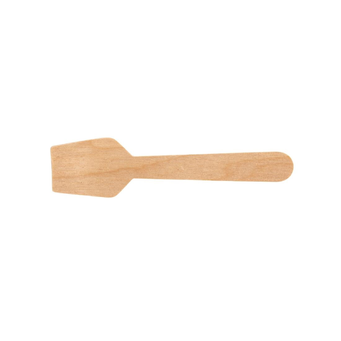 Fiesta Green Biodegradable Wooden Ice Cream Spoons (Pack of 100) JD Catering Equipment Solutions Ltd