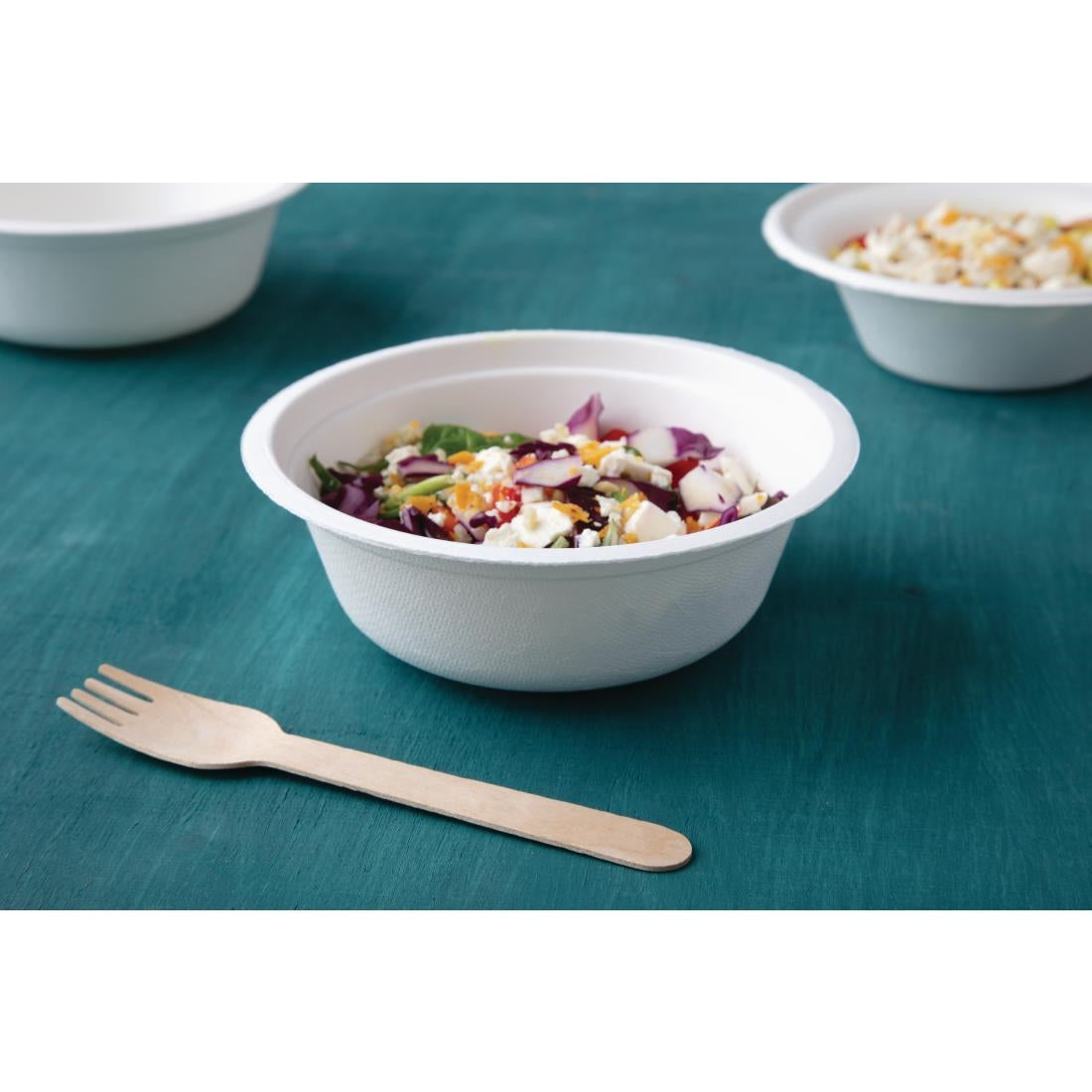 Fiesta Green Compostable Bagasse Bowls Round (Pack of 50) JD Catering Equipment Solutions Ltd