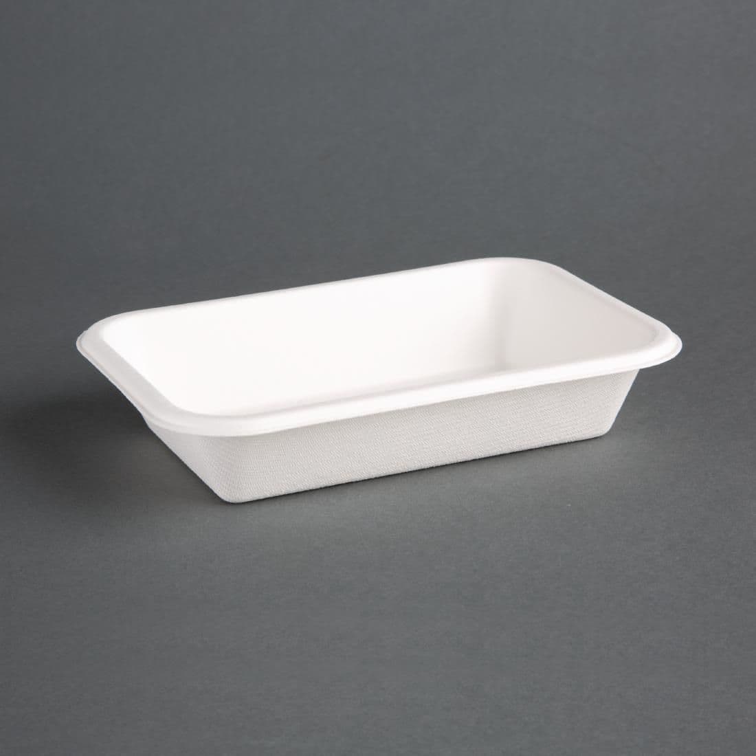 Fiesta Green Compostable Bagasse Food Trays 16oz (Pack of 50) JD Catering Equipment Solutions Ltd
