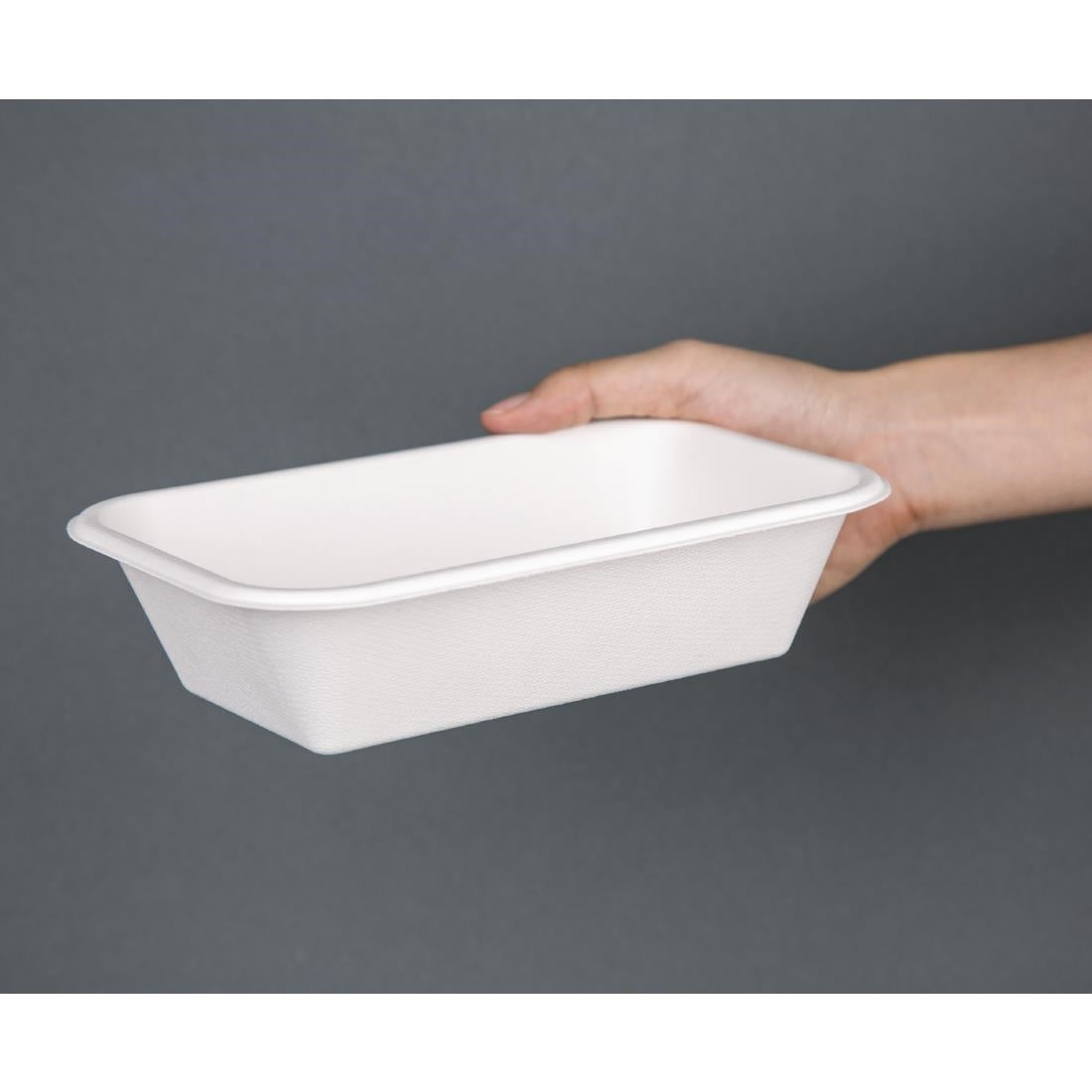 Fiesta Green Compostable Bagasse Food Trays 32oz (Pack of 50) JD Catering Equipment Solutions Ltd