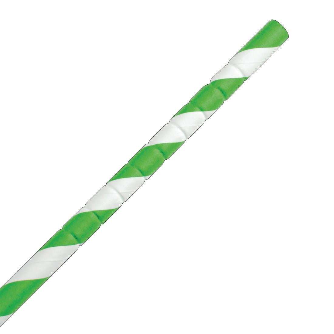 Fiesta Green Compostable Bendy Paper Straws (Pack of 250) JD Catering Equipment Solutions Ltd