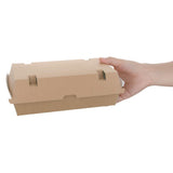 Fiesta Green Compostable Kraft Food Boxes Large 204mm (Pack of 100) JD Catering Equipment Solutions Ltd