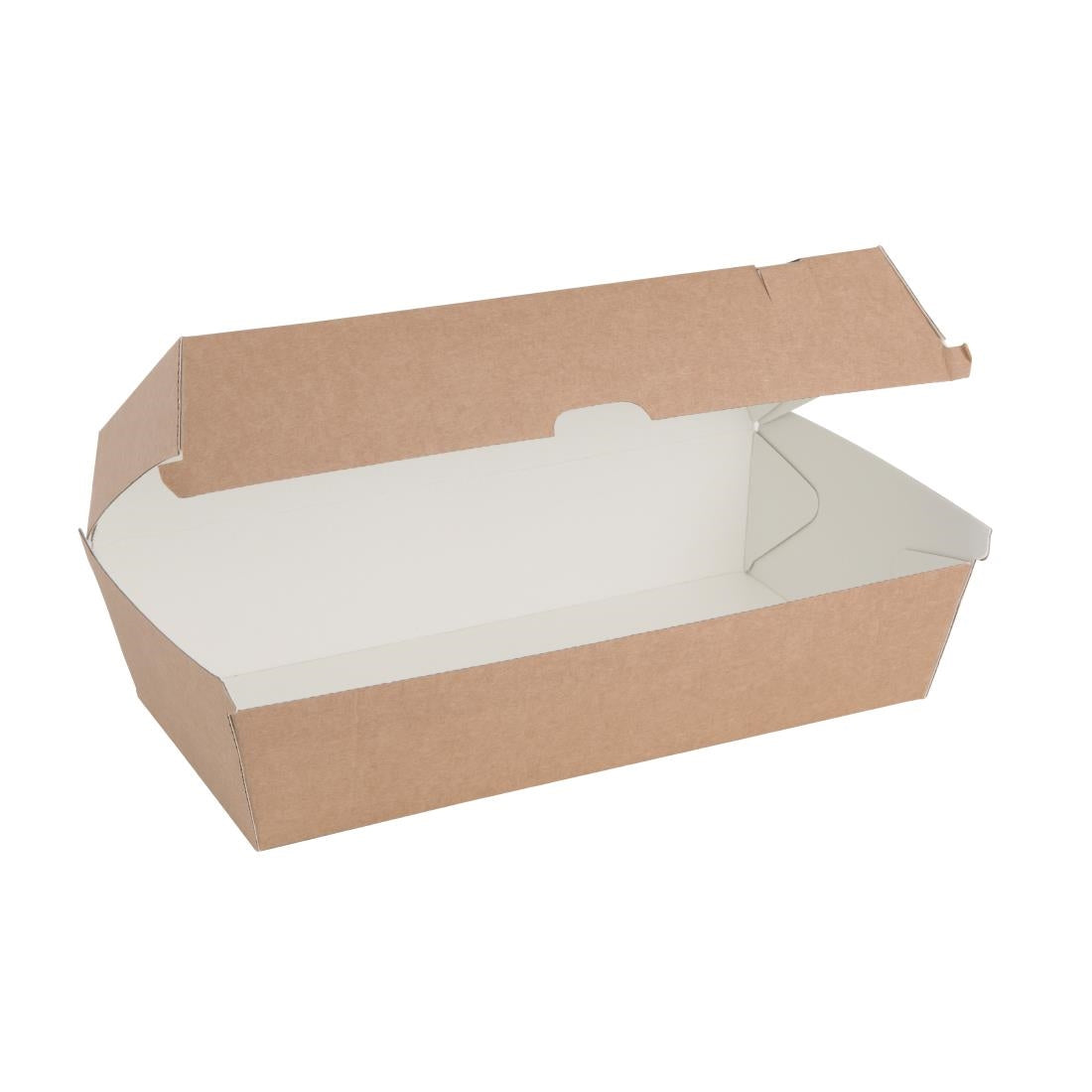 Fiesta Green Compostable Kraft Food Boxes Large 204mm (Pack of 100) JD Catering Equipment Solutions Ltd