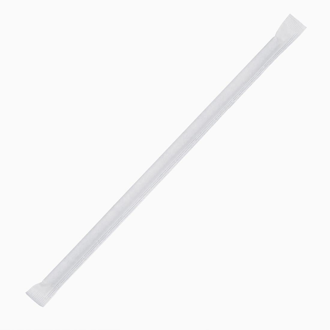 Fiesta Green Individually Wrapped Compostable Bendy Paper Straws Black (Pack of 250) JD Catering Equipment Solutions Ltd