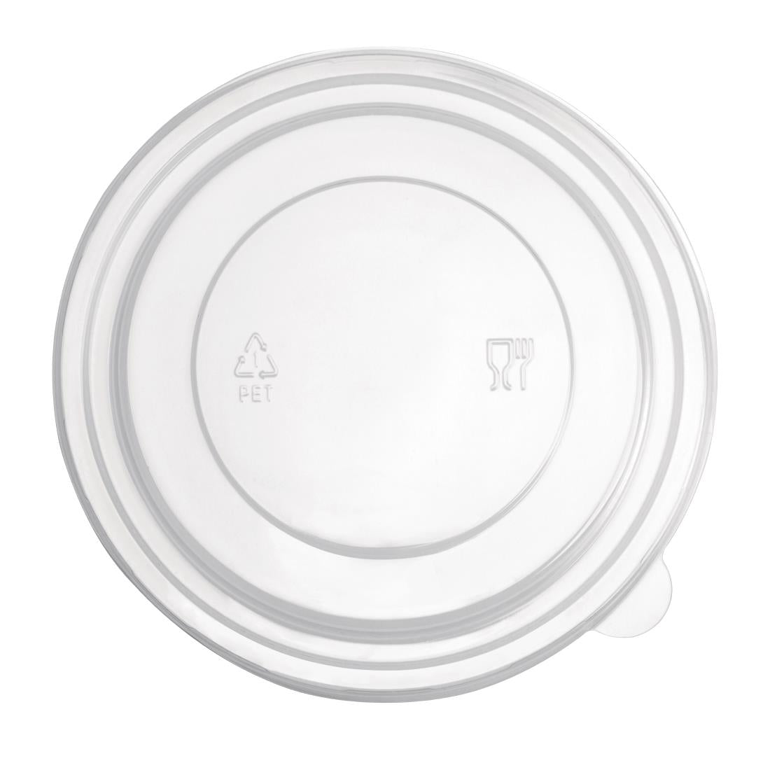 Fiesta PET Round Salad Bowl Lids (Pack of 300) JD Catering Equipment Solutions Ltd