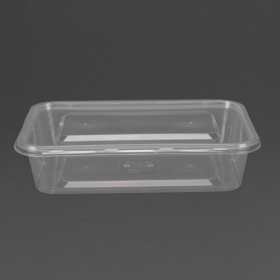 Fiesta Plastic Microwavable Containers With Lid (Pack of 250) JD Catering Equipment Solutions Ltd