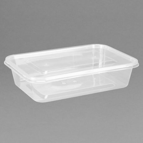 Fiesta Plastic Microwavable Containers With Lid (Pack of 250) JD Catering Equipment Solutions Ltd