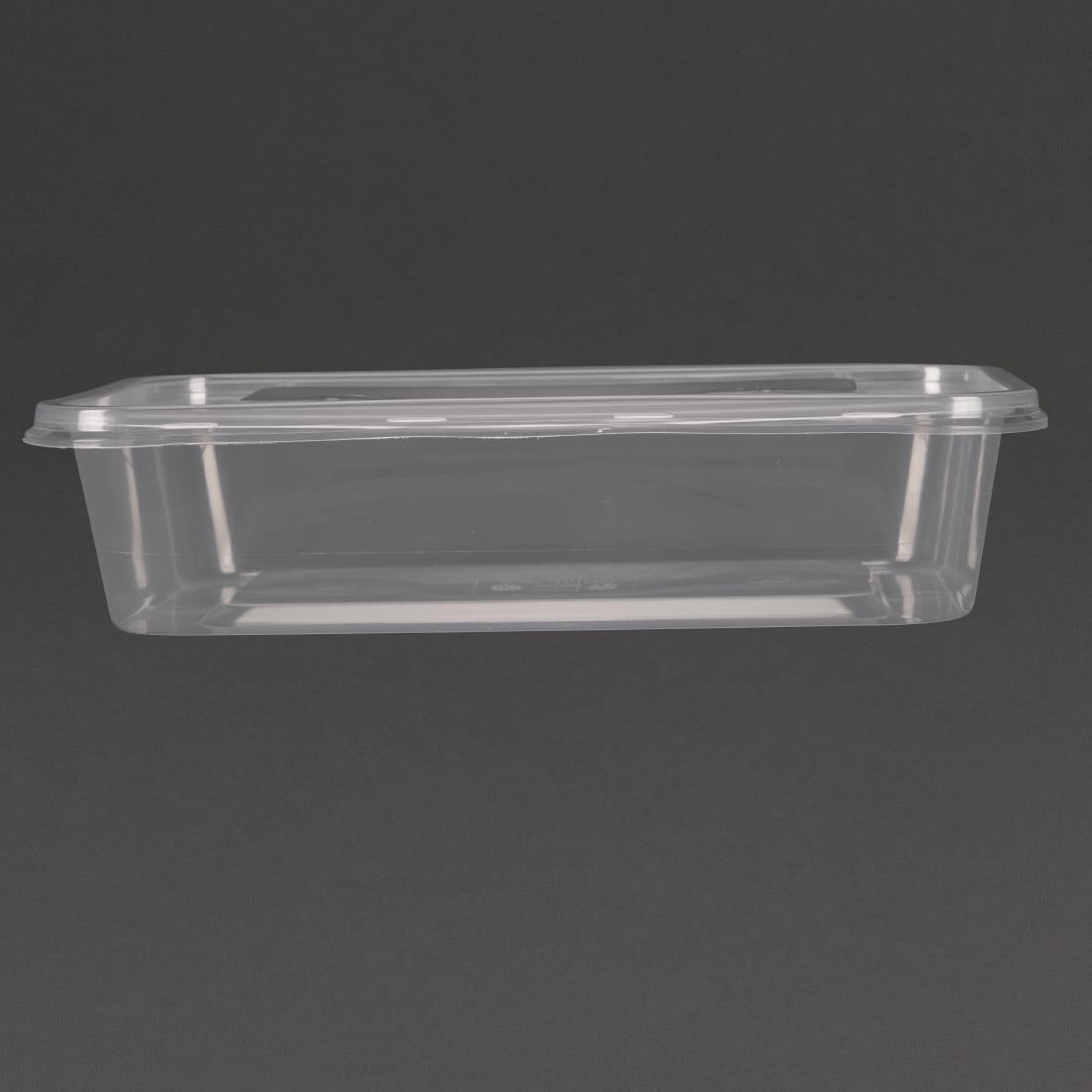 Fiesta Plastic Microwavable Containers With Lid (Pack of 250) JD Catering Equipment Solutions Ltd