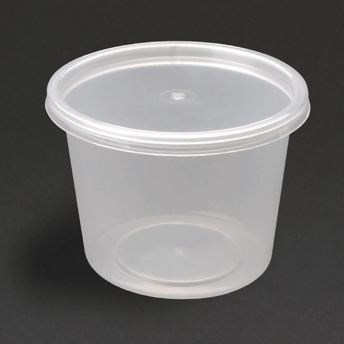 Fiesta Plastic Microwavable Deli Pots (Pack of 100) JD Catering Equipment Solutions Ltd