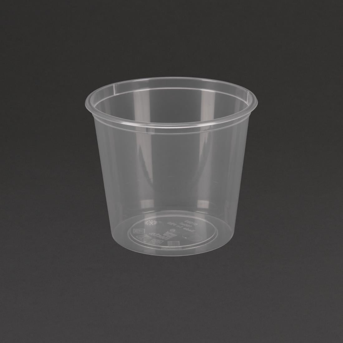 Fiesta Plastic Microwavable Deli Pots (Pack of 100) JD Catering Equipment Solutions Ltd