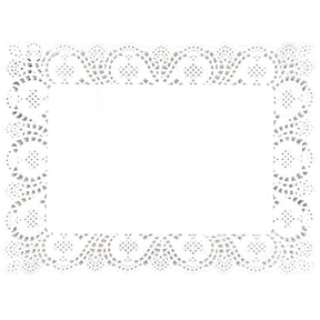 Fiesta Rectangular Paper Doilies 400mm (Pack of 250) JD Catering Equipment Solutions Ltd