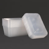 Fiesta Recyclable Plastic Microwavable Containers with Lid Large 1000ml (Pack of 250) JD Catering Equipment Solutions Ltd