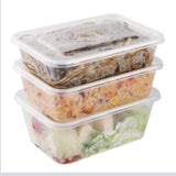 Fiesta Recyclable Plastic Microwavable Containers with Lid Medium 650ml (Pack of 250) JD Catering Equipment Solutions Ltd