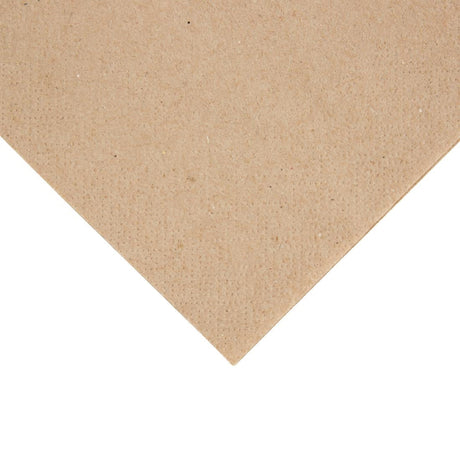 Fiesta Recycled Kraft Cocktail Napkins 240mm (Pack of 4000) JD Catering Equipment Solutions Ltd