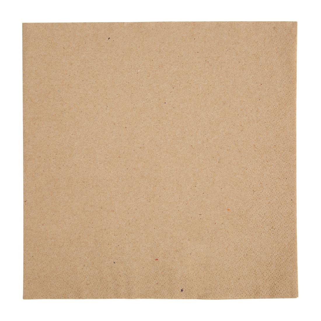 Fiesta Recycled Kraft Dinner Napkins 400mm (Pack of 2000) JD Catering Equipment Solutions Ltd