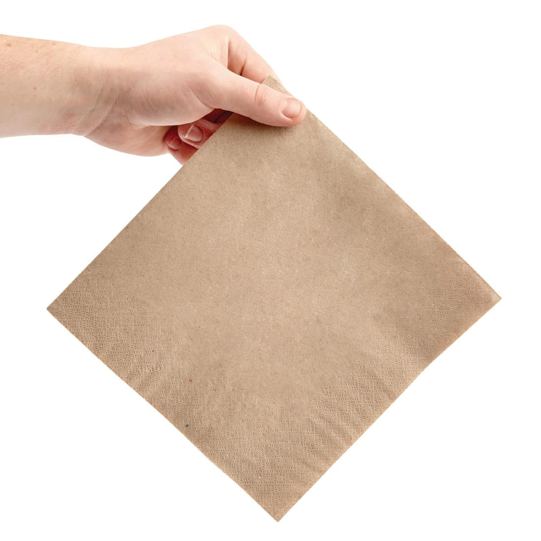 Fiesta Recycled Kraft Dinner Napkins 400mm (Pack of 2000) JD Catering Equipment Solutions Ltd