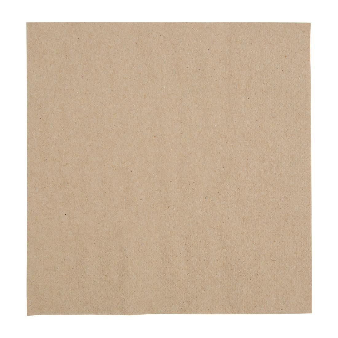 Fiesta Recycled Kraft Lunch Napkins 330mm (Pack of 2000) JD Catering Equipment Solutions Ltd