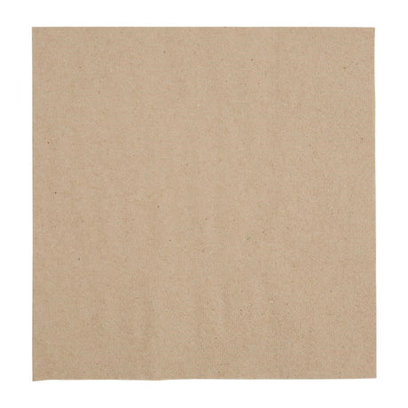 Fiesta Recycled Kraft Lunch Napkins 330mm (Pack of 2000) JD Catering Equipment Solutions Ltd