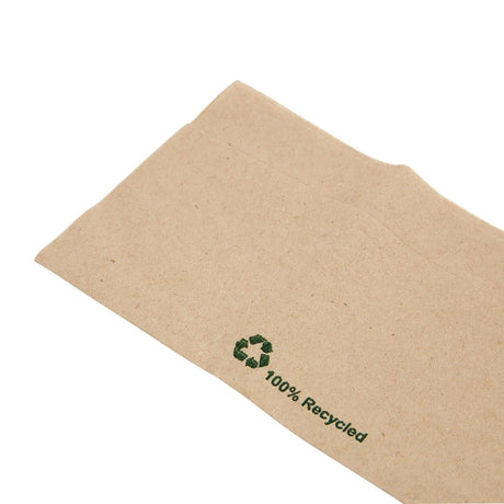 Fiesta Recycled Kraft Napkins Dispenser Fold 320x300mm (Pack of 6000) JD Catering Equipment Solutions Ltd