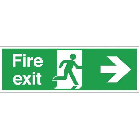 W300 Fire Exit Sign Arrow - JD Catering Equipment Solutions Ltd
