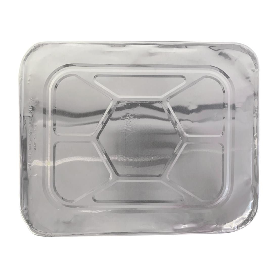 Foil Lid for 1/2 Gastronorm Takeaway Containers (Pack of 100 ) JD Catering Equipment Solutions Ltd