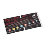 Food Allergen Window and Wall Stickers (Pack of 8) JD Catering Equipment Solutions Ltd