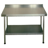 Franke Sissons Stainless Steel Wall Table with Upstand 1200x600mm JD Catering Equipment Solutions Ltd