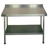 Franke Sissons Stainless Steel Wall Table with Upstand 1200x650mm JD Catering Equipment Solutions Ltd